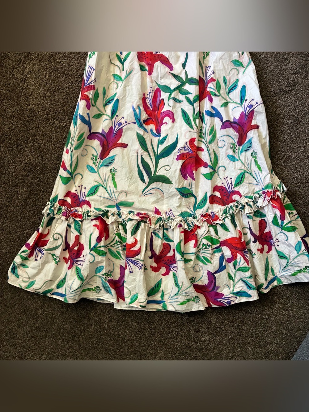 LA DoubleJ White Lily Capalbio Dress, Size XS - Picture 5 of 11